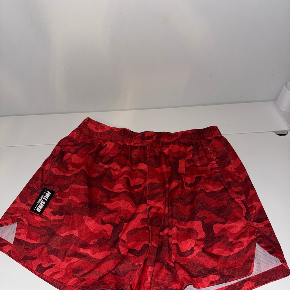 Fullsend Authentic Red Camo Shorts
